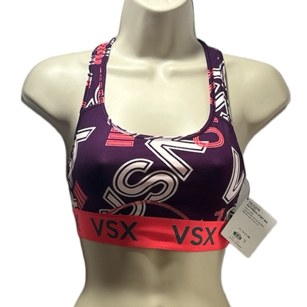 Victoria's Secret VSX Sport The Player Racerback Wireless Unlined Sports Bra XS